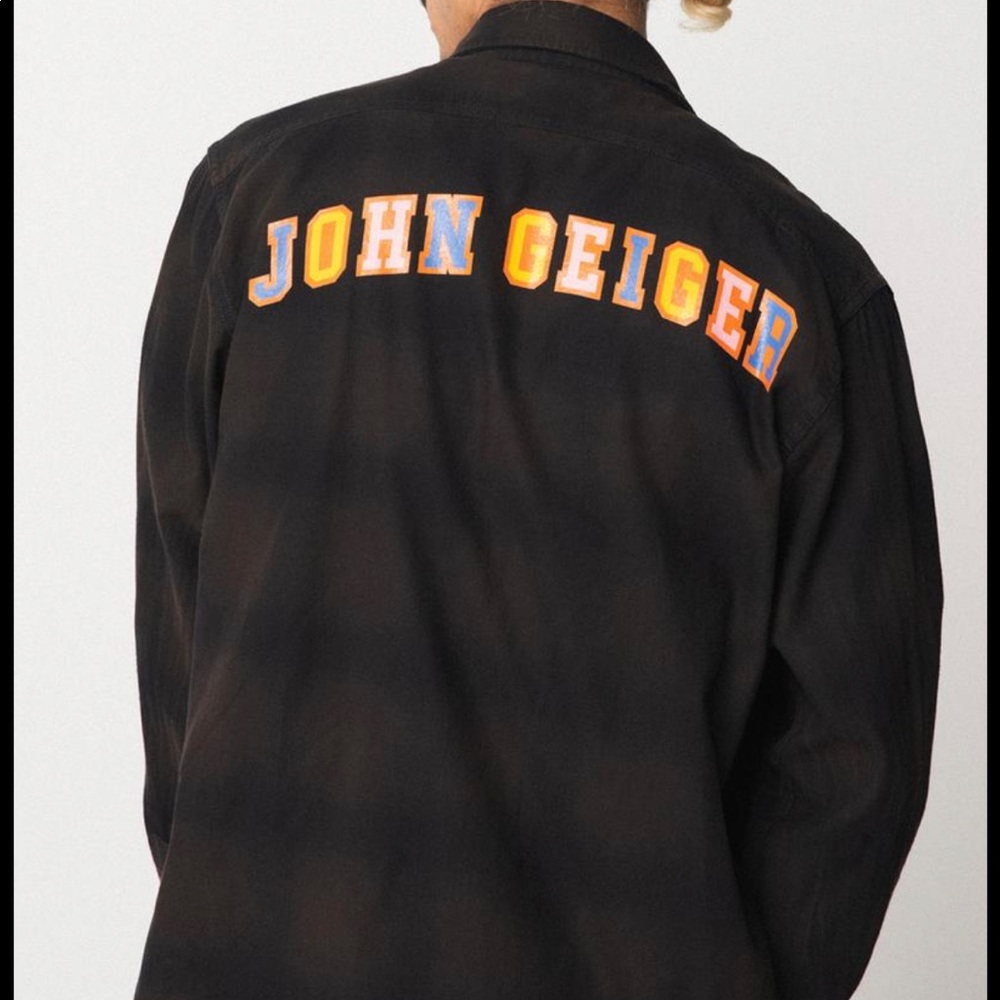 John Geiger Plaid long sleeve shirt